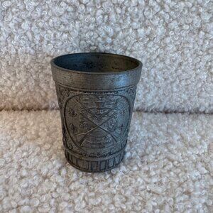 Vintage German Pewter Shot Cup
